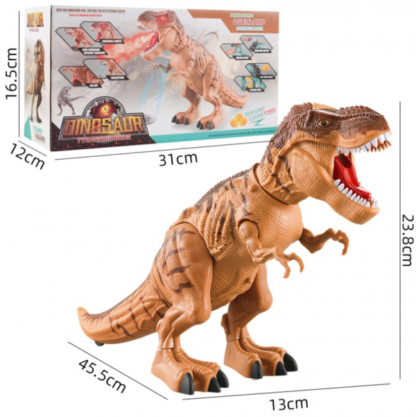 [BEST-SELLER ] Walking T-Rex Toy with LED Projector & Eggs