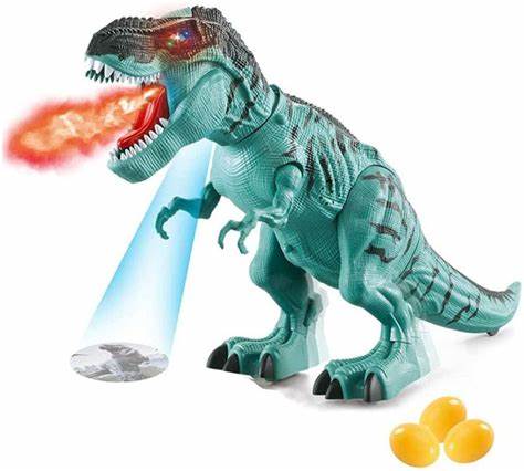 [BEST-SELLER ] Walking T-Rex Toy with LED Projector & Eggs