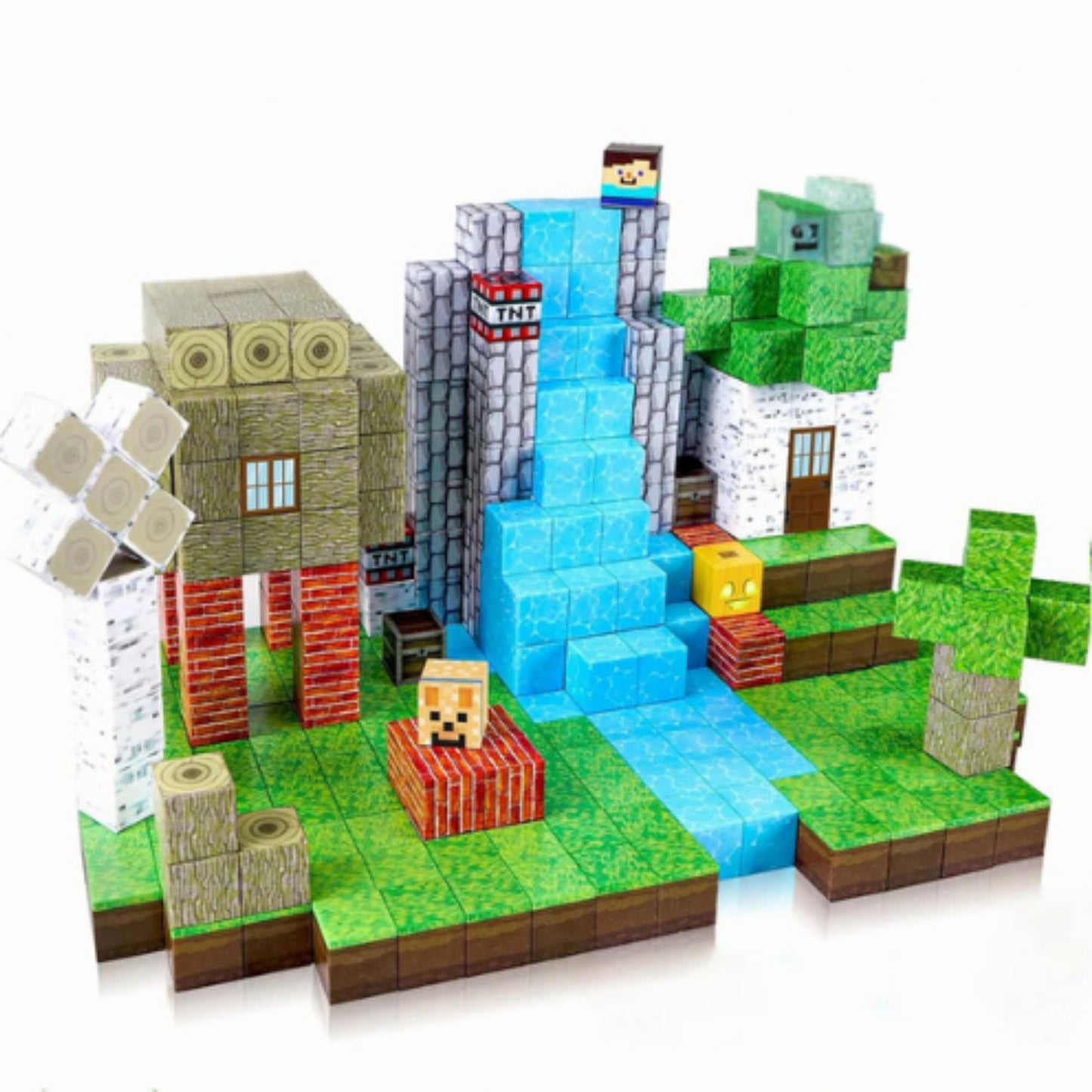 📢 Minecraft Fans: Creative Kids Magnetic Block Set [HALF-PRICE]