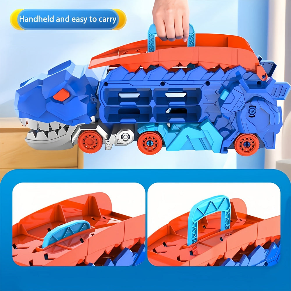 🚗Transport Dinosaur Truck with Foldable Sliding