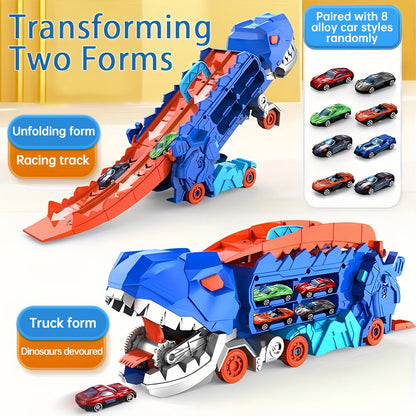 🚗Transport Dinosaur Truck with Foldable Sliding