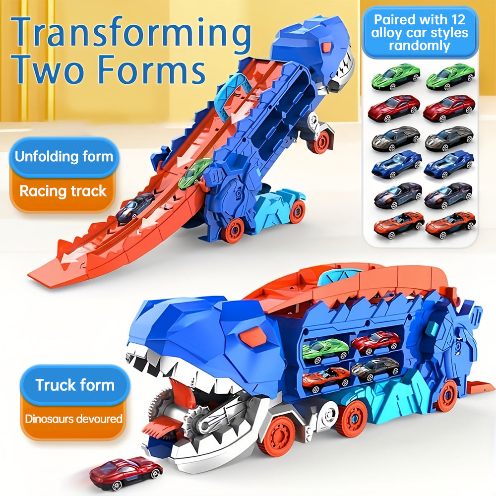 🚗Transport Dinosaur Truck with Foldable Sliding