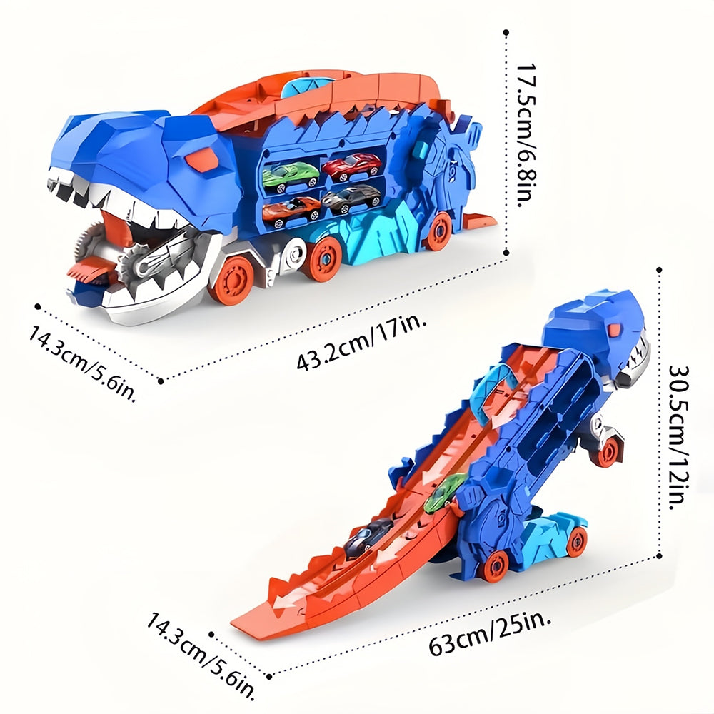 🚗Transport Dinosaur Truck with Foldable Sliding