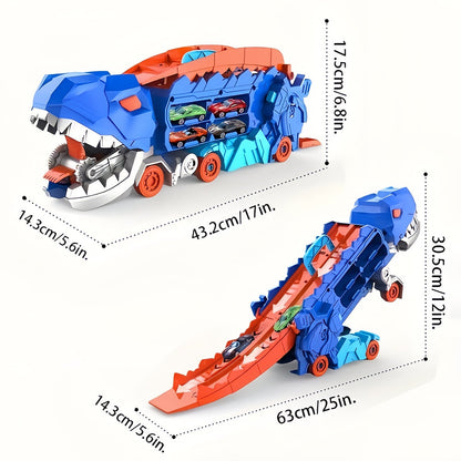 🚗Transport Dinosaur Truck with Foldable Sliding