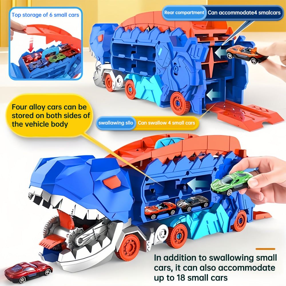 🚗Transport Dinosaur Truck with Foldable Sliding