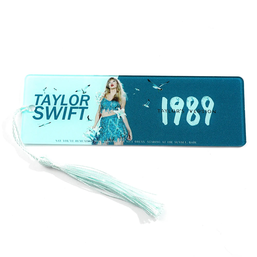 ✨ Taylor Swift Acrylic Tassel Bookmark 📚🎵