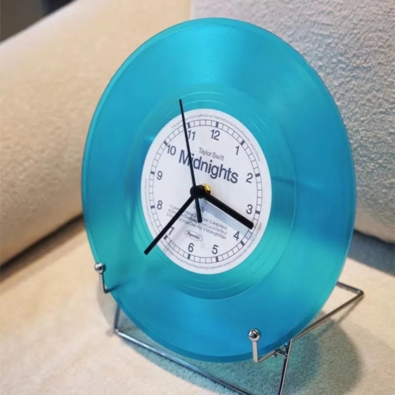 ✨ TAYLOR SWIFT Midnight Lavander Haze - Vinyl Clock ⏰