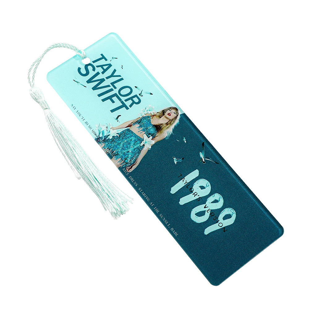 ✨ Taylor Swift Acrylic Tassel Bookmark 📚🎵