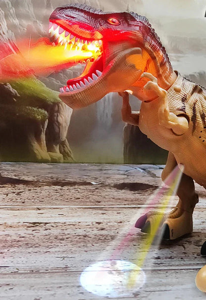 [BEST-SELLER ] Walking T-Rex Toy with LED Projector & Eggs